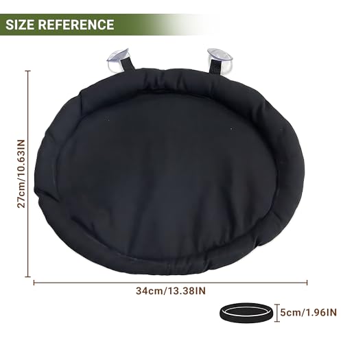 Bearded Dragon Bed Reptile Hammock, Small Animal Sleeping Pad with Suction Cup for Car Window, Washable Lizard Lounger Terrarium Resting Spot for Leopard Gecko, Guinea Pig, Hamster, Dwarf Rabbi
