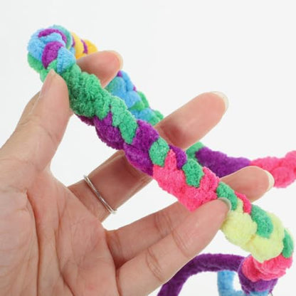 2pcs Hermit Crab Climbing Rope for Reptile Tank and Terrarium, Cotton Rope Material, Safe and Sturdy Climbing Vine Accessory for Lizards and Frogs
