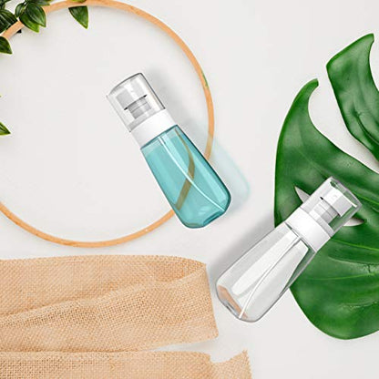 RELANOR Pack 2 Small Spray Bottle Travel Size 2oz/60ml - Fine Mist Mini Empty Spray Bottles - Leak Proof - for Toners, Face & Hair Mist - size: 60 ml - Pack 2