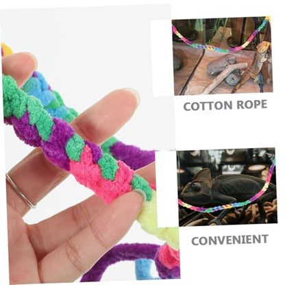 Happyyami 2pcs Crab Climbing Toy Vines for Reptile Habitat Decoration Lightweight Crab Climbing Rope for Lizards Snakes Geckos for Terrariums and Aquariums