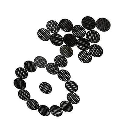 100pcs Flower Pot Hold Mesh Pad Plastic Drainage Covers for Planters Flower Pot Grid Mat Prevent Soil Loss and Leak Reusable and Breathable