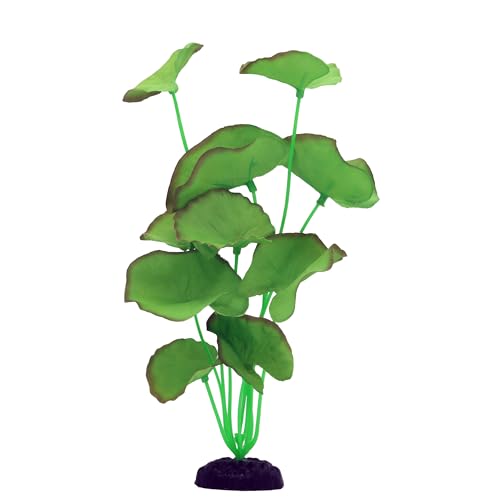 2-Pack 12 Inch Aquarium Silk Aquarium Plants, Artificial Plastic Plant | For Small Tank, Goldfish, Fish Hides (Green B, 12 Inch) - color: Green B