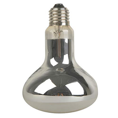 LUCKY HERP Reptile UVA UVB Mercury Vapor Bulb Lamp,R30,E26,Screw Thread,80 Watt (Coated) - color: Coated