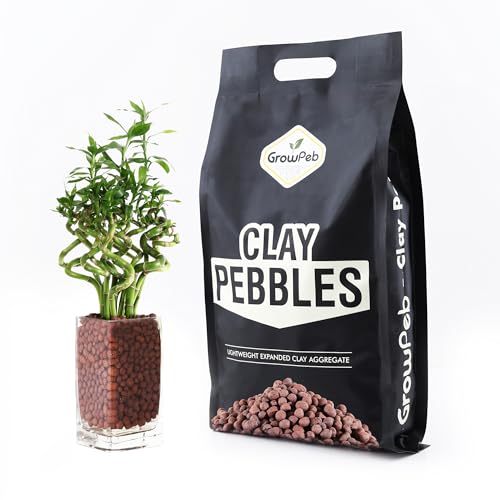 Premium Expanded Clay Pebbles 5L – Horticultural-Grade 8-15mm LECA Balls for Hydroponics, Aquaponics, Orchids & Indoor Plants – pH Neutral, Low EC, Reusable Growing Medium - size: 5 Liter Bag