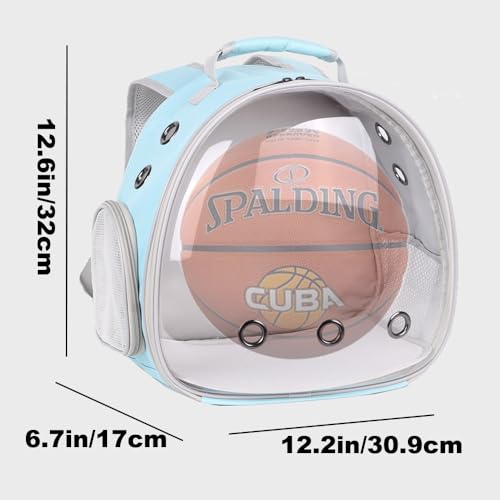 2-Pack Guinea Pig Carrier Backpack and Playpen with Lid, Breathable Pet Playpen Pop Open Exercise Fence, Portable Small Animal Cage for Rabbits, Chinchillas, Squirrel, Lizard, Sugar Glider - color: Blue