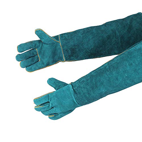 Reptile Safety Gloves Lengthen Protection for VARANID Snake Dogs CATS/33374