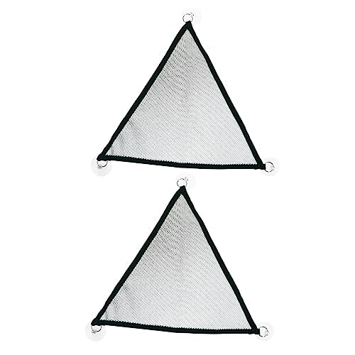 POPETPOP 2pcs Reptile Bearded Dragon Bed Hammocks Mesh Pet Lounger Basking Platform for Lizards Geckos Iguanas