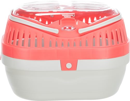 Trixie Pico Transport Crate - Portable Pet Carrier Great for On-The-Go - Traveling Cage for Small Pets, Hamsters, Guinea Pigs, Lizards, and More - size: 9.1"L x 6.7"W x 6.3"H
