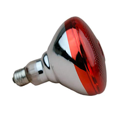 Infrared Bulb 250w 120v Red Hard Explosion-Proof Glass Infrared Heating Lamp for Chicken,Pet,Bathroom Warming Light Bulb - color: Light Red