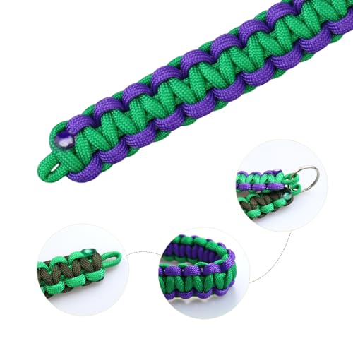 Paracord Reptile Climbing Vine Rope with Suction Cups for Crested Geckos, Chameleons, Anoles, Tree Frogs – Durable Terrarium Climbing Rope Habitat Accessory