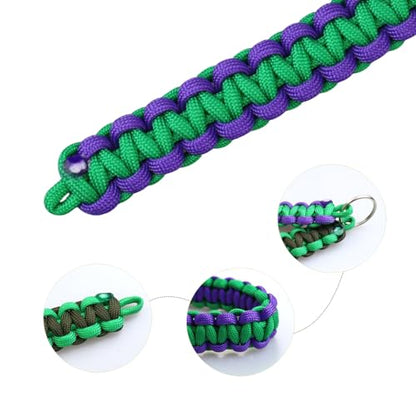 Paracord Reptile Climbing Vine Rope with Suction Cups for Crested Geckos, Chameleons, Anoles, Tree Frogs – Durable Terrarium Climbing Rope Habitat Accessory