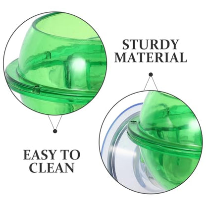 Balacoo Reptile Feeder Bowl with Suction Cup Pet Food and Water Dish for Lizards Turtles Chameleons Geckos and Other Small Reptiles Stable Wall Mount 3.93X3.14X2.36 Inch