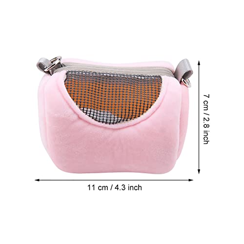 Pssopp Pet Carrier, Breathable Portable Pet Carrying Bag Small Pets Travel Bag Reptile Outdoor Bag for Hamster Gerbil Rat Ferret and Other Small Animals()