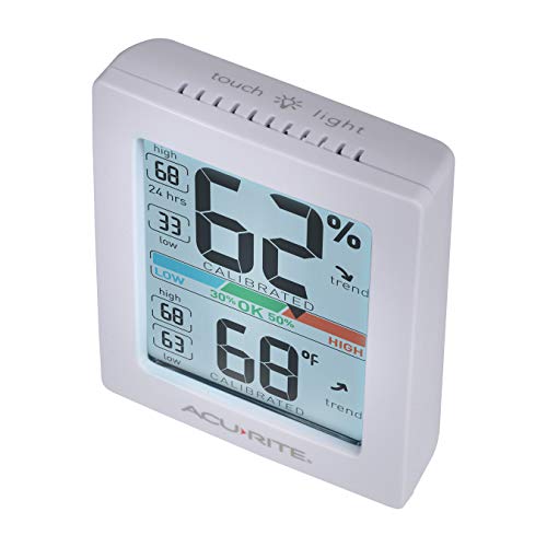 AcuRite Pro Humidity Meter & Thermometer, Hygrometer with Backlight - color: Hygrometer with Backlight