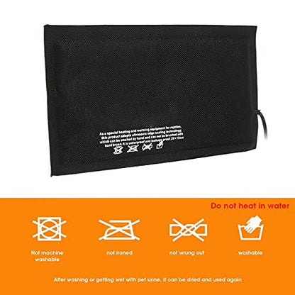 plplaaoo Reptile Heating Pad, Constant Temperature Tank Heater Heating Pad, Adjustable Temperature Under Tank Terrarium Heating Mat, Terrarium Heat Mat for Turtle Snake Frog Lizard Small Animals(S - size: Small