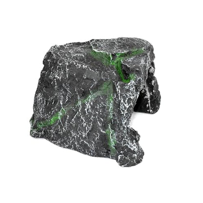 OMEM Reptile Hiding Large Cave Habitat Decorative Resin Pet Nest Turtle Lizard Dedicated Advanced Cave Shelter