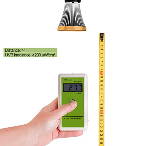 UVA UVB Bulb for Reptiles & Amphibians, 8508 LED Lamp with UV Light