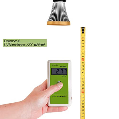 UVA UVB Bulb for Reptiles & Amphibians, 8508 LED Lamp with UV Light