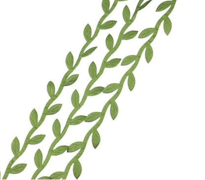 66 ft Leaf Ribbon, Artificial Eucalyptus Garland Rattan Leaf String, Decorative Jungle Wild Green Plant Leaves for Baby Shower Home Wedding Party Spring Decor Balloon Garland Wreaths DIY Craft - size: Small 66 ft