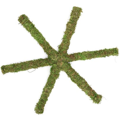 USMOLA 12 Inch Hermit Crab Climbing Toys for Tank, Fake Moss Hermit Crab Habitat Tank Accessories, Pet Snail Climbing Toys, Ideal Snail Terrarium Accessories (Natural Green, 12 Inch)