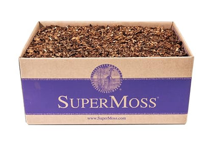 SuperMoss (23107) Orchid Potting Bark, 100% Natural White Fir Bark, 1/4", 1,560 Cu. in. - size: 1,560 Cu. In., style: 1/4"