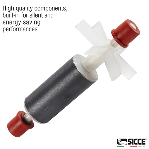 SICCE Syncra Silent 1.0 Multifunction 251 GPH Submersible Water Pump | Italian Made 16W Ultra Quiet Durable Aquarium Fish Tank, Fountain, Pond, Hydroponics, Terrarium Black | Freshwater & Saltwater - size: Syncra Silent 1.0