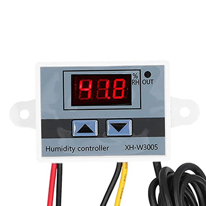 Hilitand Digital Humidity Controller LED Hygrometer Sensor DC24V 240W 10A with ABS Shell for Accurate Humidity Measurement and Direct Output
