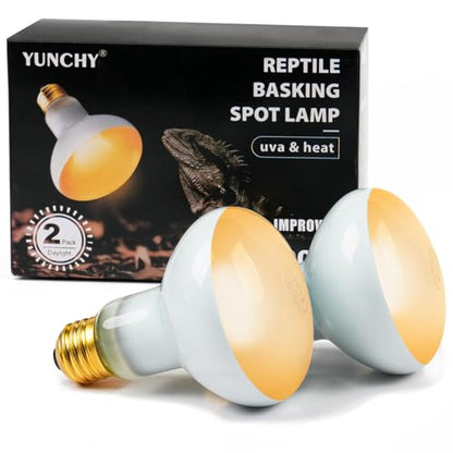 Reptile Heat Lamp, 150W Heat Lamp Bulbs for Reptiles 2 Pack, Amphibians Basking Heat Lamp Bulbs, UVA Daylight Basking Light for Reptiles, Bearded Dragon, Lizard, Turtle, Chicken - style: 150W