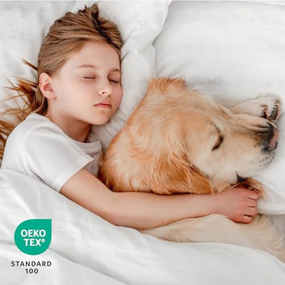 Bare Home Waterproof Quilted Mattress Protector (Queen) - Cooling Mattress Pad - Protects Against Spills - Easily Washable - Elastic Fitted Mattress Cover - Stretch-to-Fit up to 15 Inches Deep (Queen) - color: White, size: Queen (Mattress Pad)