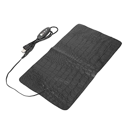 Zopsc Reptile Heating Pad, AntiScratch Heat Mat with Thermostat, Under Tank Heater for Reptiles Tortoise Lizard, 5W Small Tank Heating Pad (Large Size 3.8x7.8cm) - size: Large Size 3.8x7.8cm