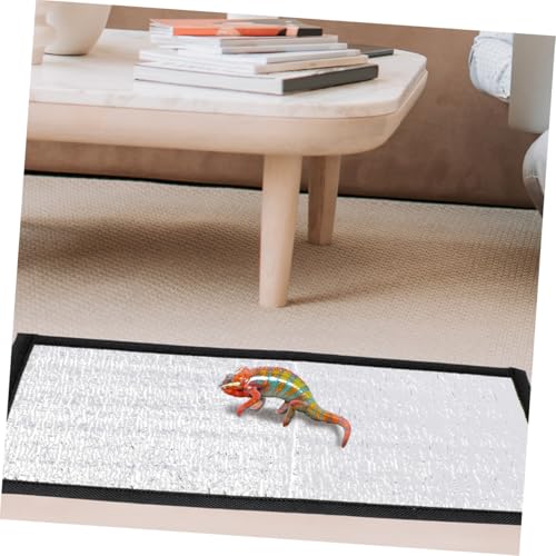 WOONEKY Insulation Pad Reflective Film Frog Heating Pad Hamster Heater Heat Mat for Lizard - size: 68.00X30.00X0.10CM