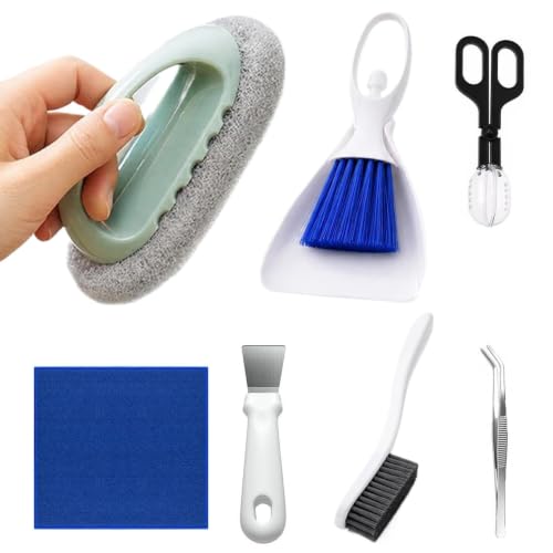 Genérico Reptile Tank Cleaning Kit - with Dustpan, Brush and Feeding Tweezers | Terrarium Cleaner for Reptiles, for Gecko, Snake, Turtle, Frog, Habitat