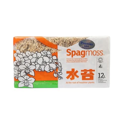 besgrow Premium New Zealand Sphagnum Moss, 150g (12L When Hydrated) Premier AAA Grade (150mm, 6" Strands) - Harvested in New Zealand's South Island, Dried and Long for Potted Plants, Orchids, Reptiles - style: AAA Premier (6" Strands)