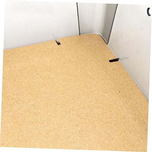 Toyvian 50 Sheets Reptiles Breeding Box Paper Mat Kraft Paper Liner for Reptile Habitat for Snakes Lizards and Turtles