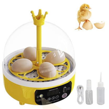 Tissting Egg Incubator with Manual Egg Turning & Humidity Control, Incubators for Hatching Eggs, Poultry Incubator for Chicken Duck Goose Quail Bird Eggs, for Kids (Manual)