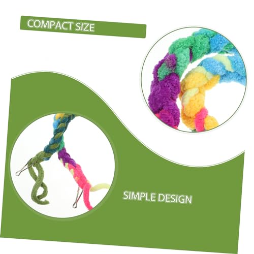 Abaodam 2Pcs Reptile Climbing Rope Decorative Crab Vines for Lizards Geckos Snakes Lightweight Material for Terrarium Habitat Natural Environment Enhancer