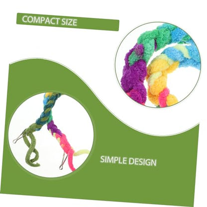 Abaodam 2Pcs Reptile Climbing Rope Decorative Crab Vines for Lizards Geckos Snakes Lightweight Material for Terrarium Habitat Natural Environment Enhancer