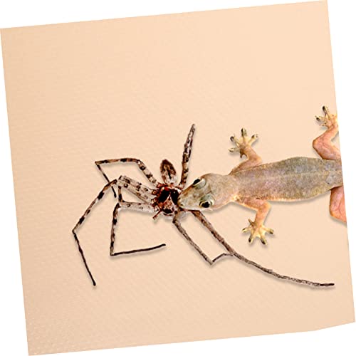 Crawling Carpet for Reptiles Bearded Dragon Tank Accessories Snake Bedding Liner Washable Mat - color: Pink
