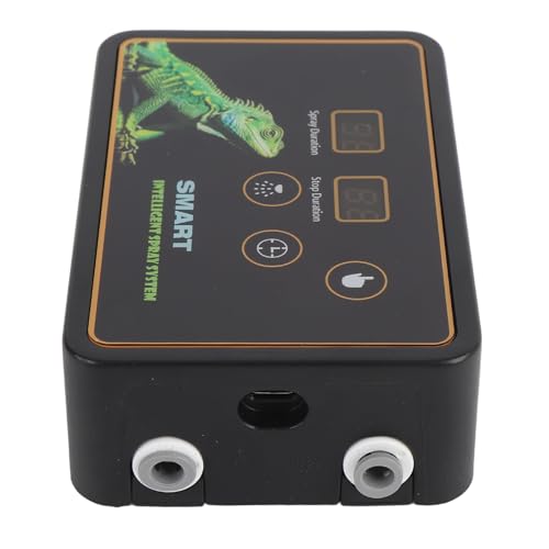 Rainforest Tank Timer Misting System Quiet Touch Control Automatic Reptile Mister with 360° Adjustable Nozzles DC 5V (US Plug)