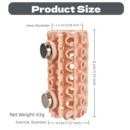 Jumping Spider Habitat - Magnetic Pet Hiding Shelter with Clear Climbing Walls, Secure Ventilated Design for Geckos, Frogs & Amphibians | Terrarium & Vivarium Decoration