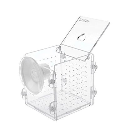 Fish for Hatchery Incubator Aquarium Breeding Box Acrylic Breeder Isolation Hatching Boxes with Suction Cup