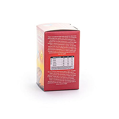 Fluker's Incandescent Basking Spotlight Bulbs for Reptiles Tanks, Reptile Heat Lamp Bulbs for Infrared Light, 40-Watt