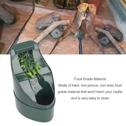 Gavigain Reptile Drinking Fountain Water Dripper Living Aqua Waterfall for Lizard Turtle Snake Spiders