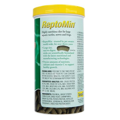 Tetra ReptoMin Jumbo Floating Food Sticks 10.23 Ounces, For Small Aquatic Turtles And Amphibians - size: 10.23 Ounce (Pack of 1)