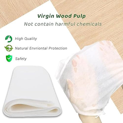 ZIQON 100 Pcs Bird Cage Liner Papers Big Size Cage Paper Liners Disposable Cage Paper Liners Precut Absorbent Cushion Pad Mat Accessories for Pet Bird Parrot - size: 12.5*20.5