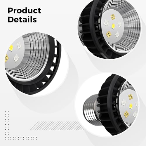UVB 5.0 Reptile Light Bulb, 3W Full Spectrum UVA UVB Light for Reptiles, E27 Base, Aluminum Shell, Low Power Consumption, Supports Vitamin D3 Synthesis, 2.8 x 2.4 x 2.4 in