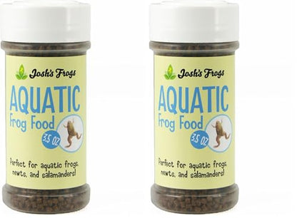 Josh's Frogs Aquatic African Dwarf Frog Food Pellets (1.85 oz) (Pack of 2) - size: 1.85 Ounce (Pack of 2)