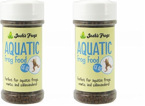 Josh's Frogs Aquatic African Dwarf Frog Food Pellets (1.85 oz) (Pack of 2) - size: 1.85 Ounce (Pack of 2)