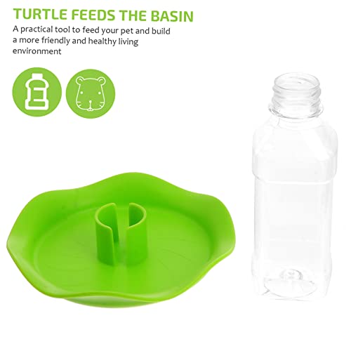 Reptile Automatic Water Feeder Fountain Durable Water Bowl Food Plate for Tortoise and Lizard Easy to Pet Drinking Tray for Pet Care and Hydration