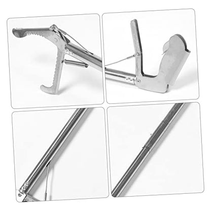 Toddmomy Stainless Steel Snake Grabber Tool Reptile Grabber Snake Catcher Clip Snake Stick Catcher